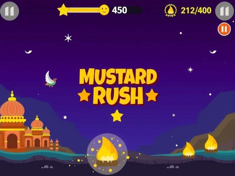 Golden Mustard Rush gameplay screenshot